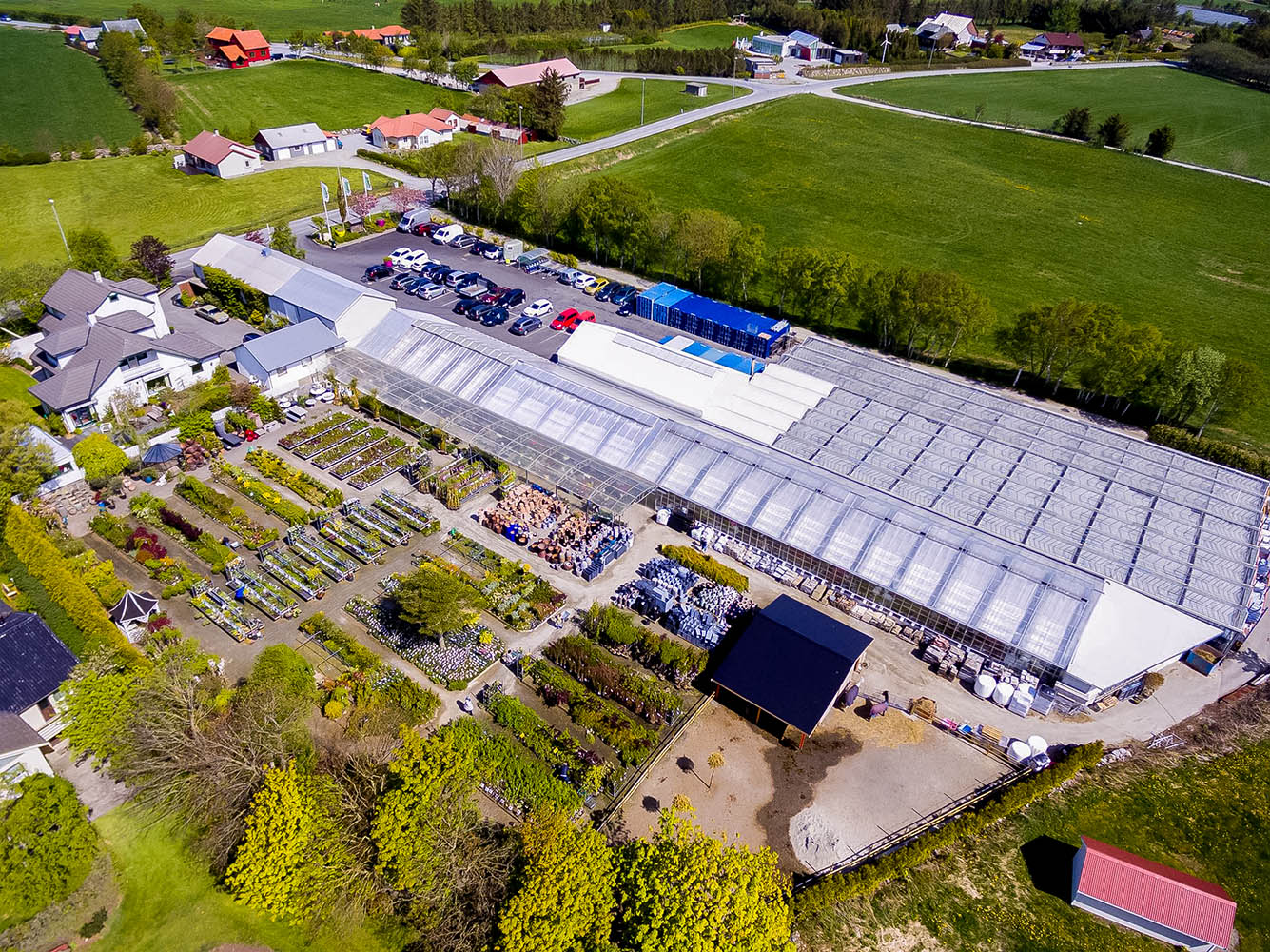 Horpestad Plantesalg * Flyfoto